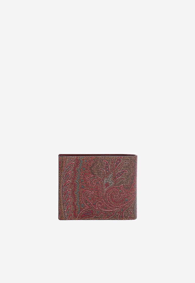 Pegaso Logo Paisley Jacquard Wallet