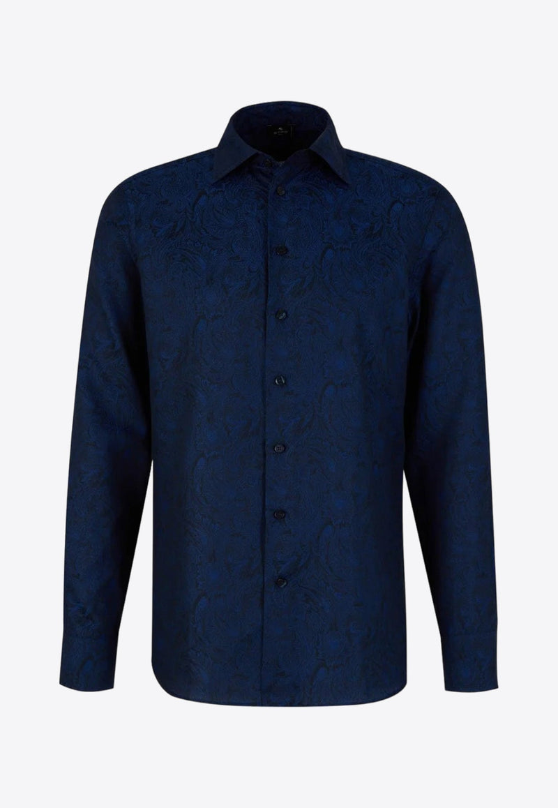 Paisley Print Motif Shirt