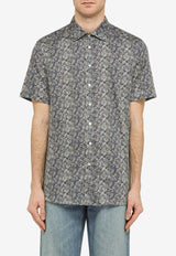 All-Over Print Short-Sleeved Shirt