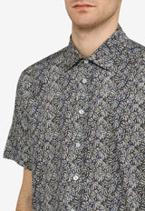 All-Over Print Short-Sleeved Shirt