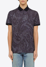 Paisley Print Polo T-shirt