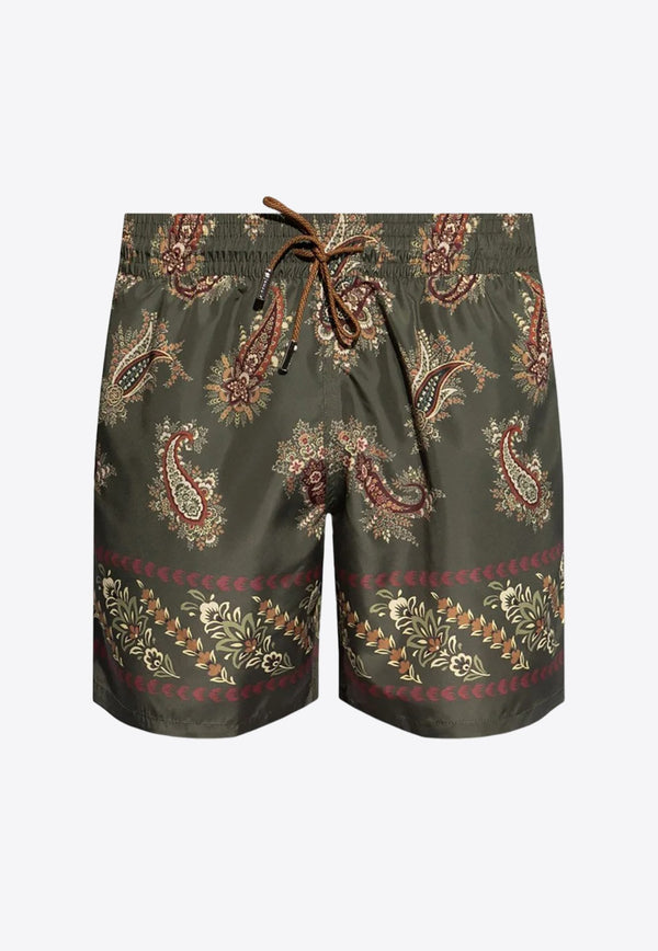 Paisley Swim Shorts