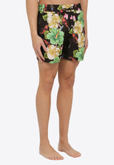 Floral Print Swim Shorts