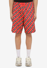 All-Over Logo Swim Shorts