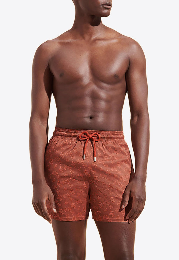 Moorise Jacquard Turtles Swim Shorts