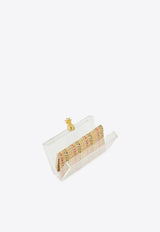 Mustique Clutch with Raffia Pouch