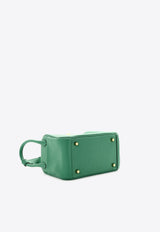 Mini Lindy 20 in Vert Vertigo Taurillon Clemence with Gold Hardware