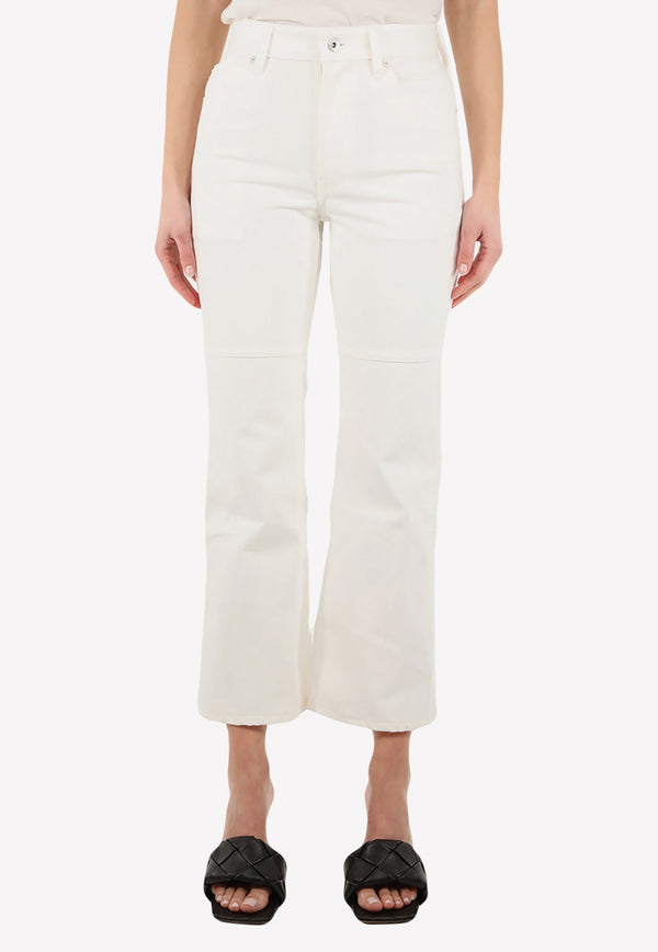 Straight-Leg Cropped Jeans