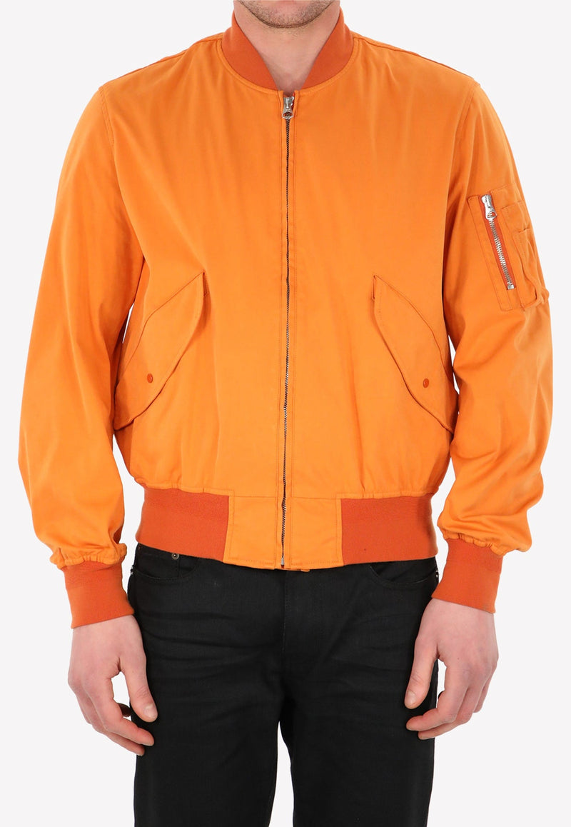 Flight Zip-Up Bomber Jacket