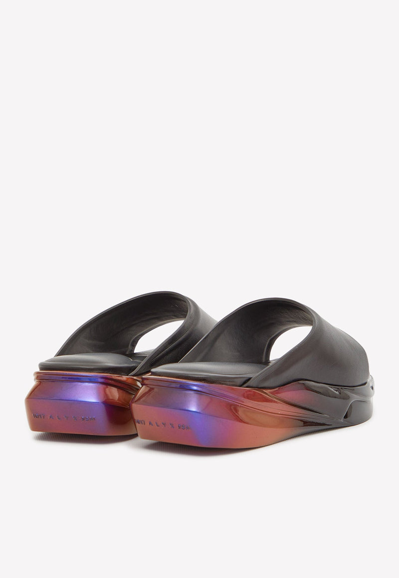 Mono Slider Sandals in Calf Leather