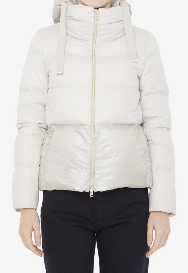 Silk and Cashmere Down Jacket