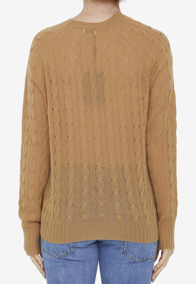 Cable-Knit Cashmere Sweater