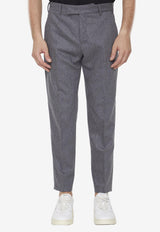 Slim-Leg Wool Pants