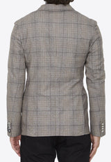 Checked Wool Blazer