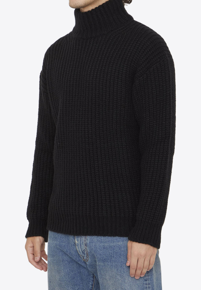 Turtleneck Sweater in Alpaca Blend