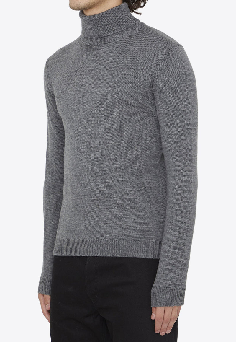 Merino Wool Turtleneck Sweater