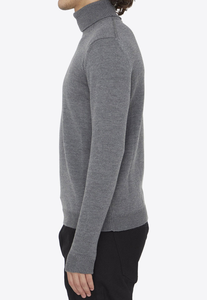 Merino Wool Turtleneck Sweater