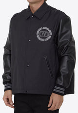 Logo Patch Varsity Padded Jacket