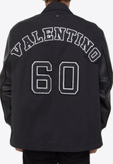 Logo Patch Varsity Padded Jacket