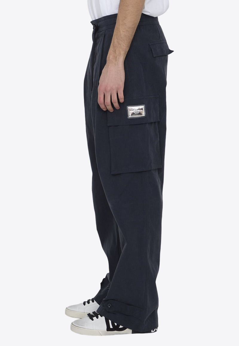 Straight-Leg Cargo Pants