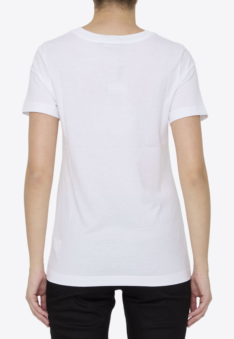 Lace Logo Short-Sleeved T-shirt