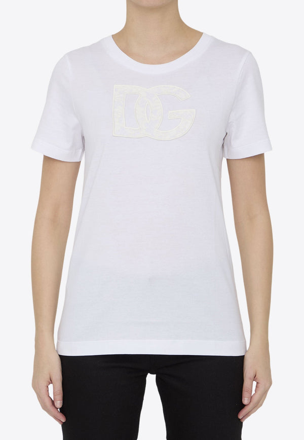 Lace Logo Short-Sleeved T-shirt