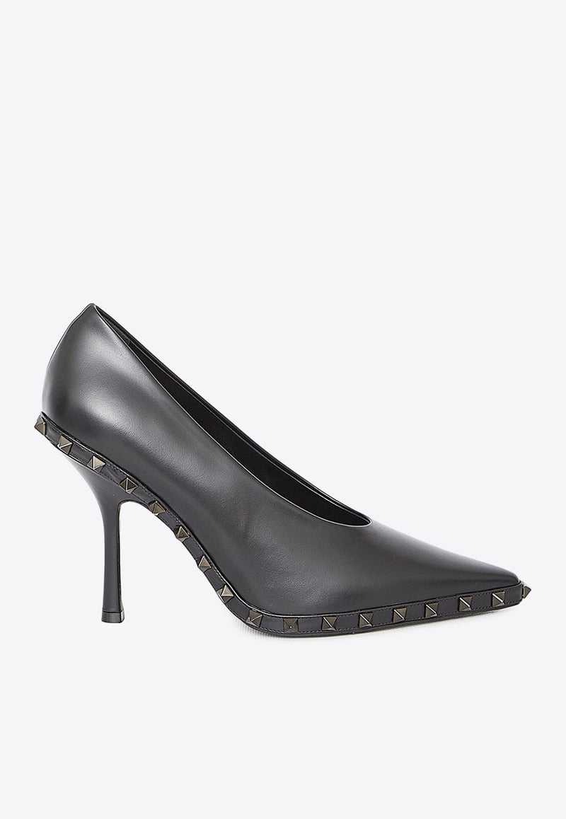 Rockstud 100 Calf Leather Pumps