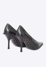 Rockstud 100 Calf Leather Pumps