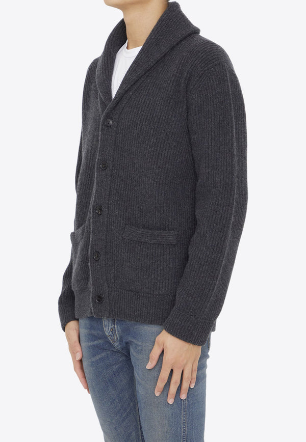 Wool Blend Knitted Cardigan