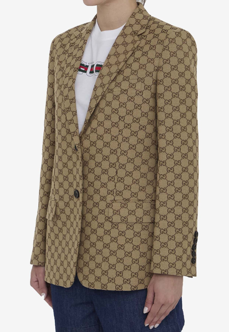 GG Pattern Blazer