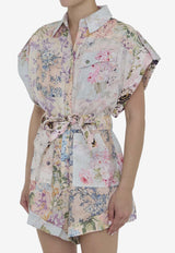 Halliday Floral Print Playsuit