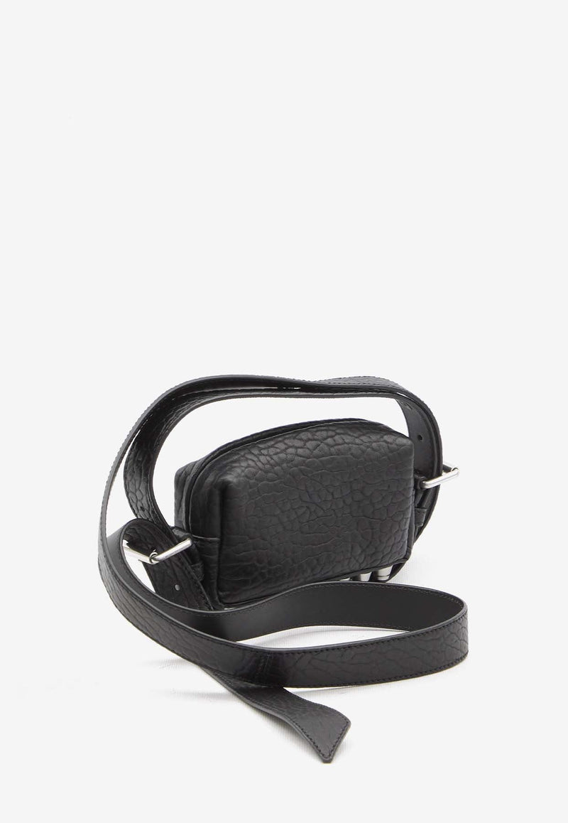 Mini Ricco Grained Leather Crossbody Bag