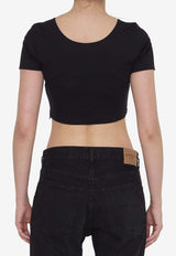 Sculpting Logo Cropped Top