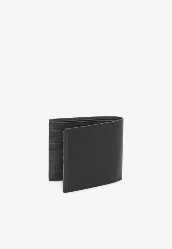 Bi-Fold Anagram-Debossed Leather Wallet