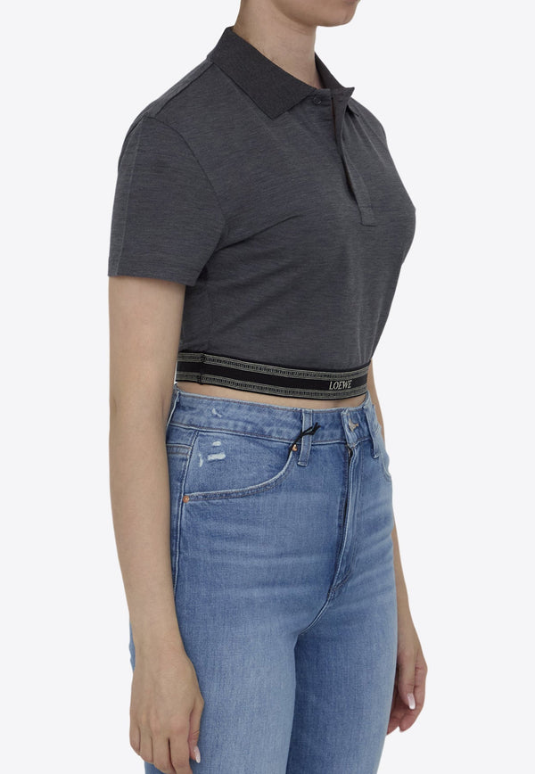 Cropped Polo T-shirt