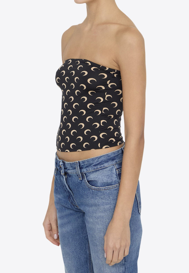 Moon Jacquard Tube Top