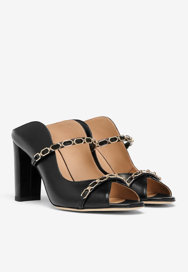 Norah 85 Chain Leather Mules