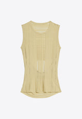 Paneled Sheer Top