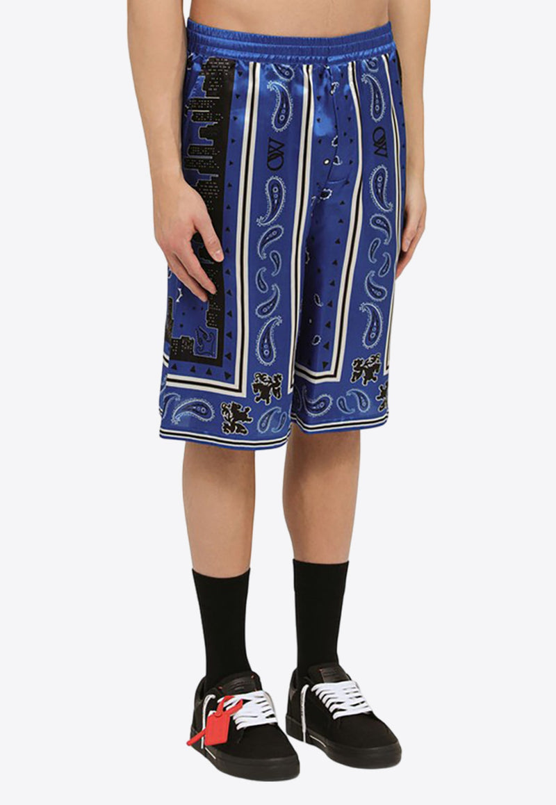 Bandana Print Bermuda Shorts