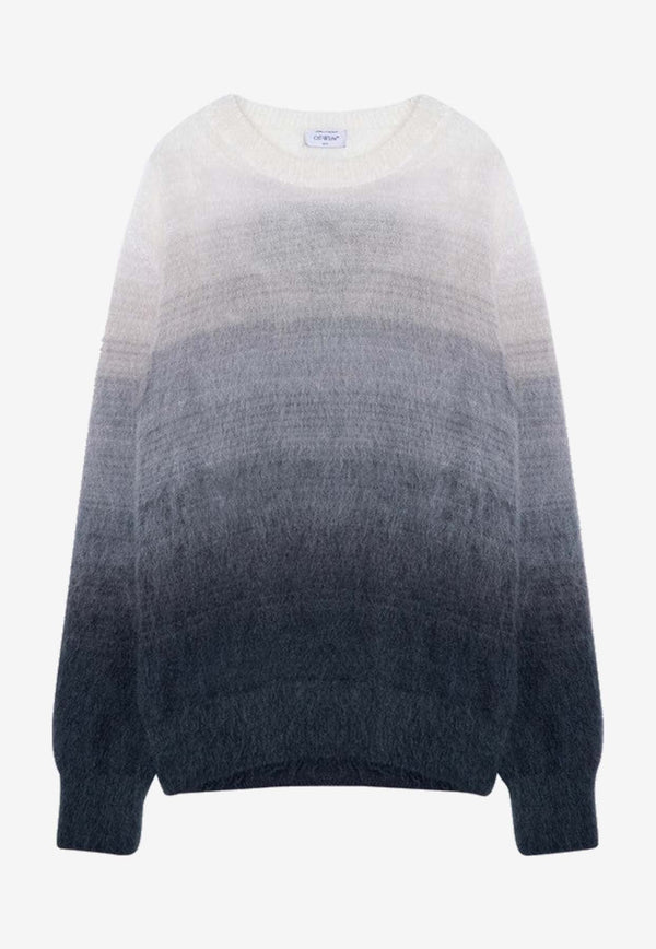 Arrow Mohair Knit Gradient Sweater