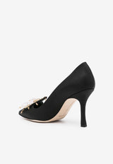 Orientalia 90 Grosgrain Embellished Pumps