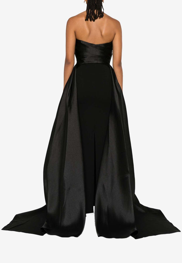 Rumi Halterneck Crepe Gown