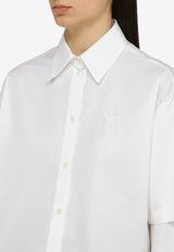 Logo Embroidered Double Layered Shirt