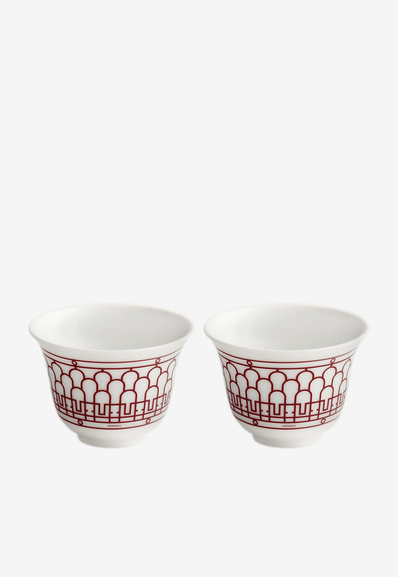 H Déco Rouge Mini Cup - Set of 2