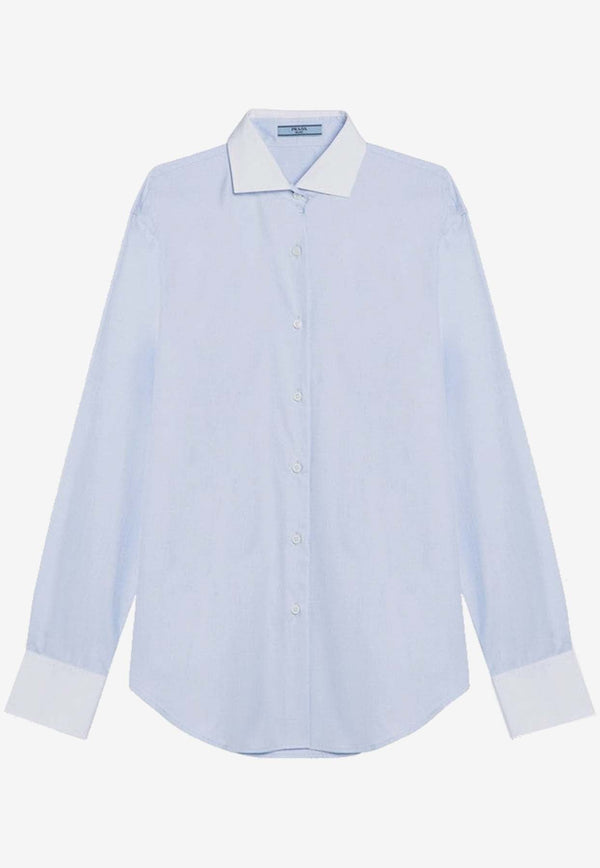 Long-Sleeved Buttoned Shirt