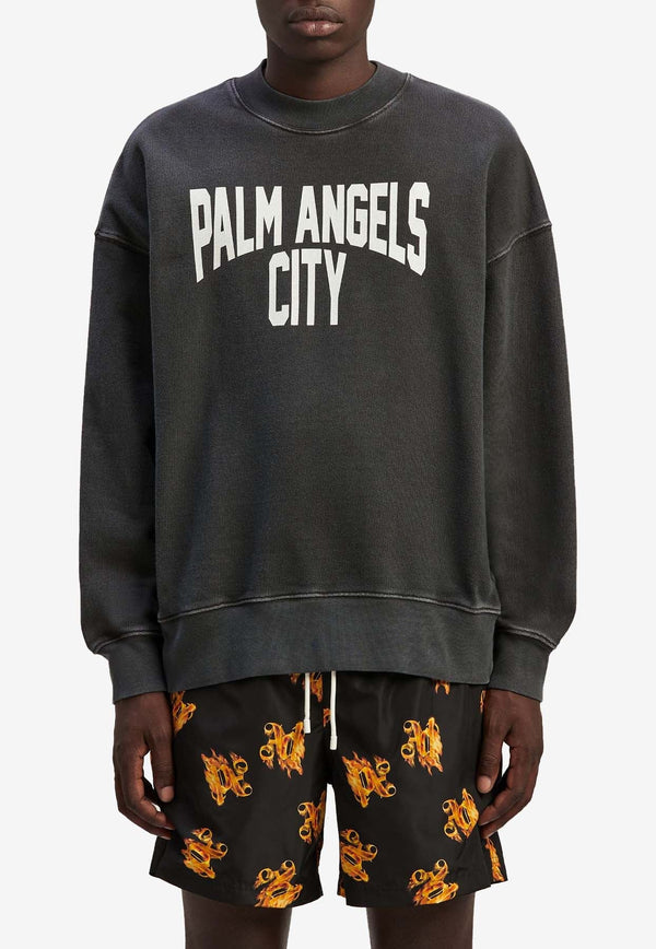 PA City Print Washed Sweatshirt