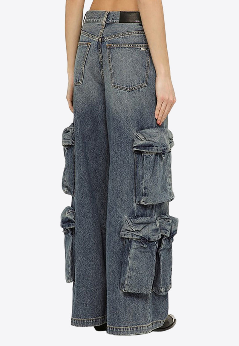 Straight-Leg Cargo Jeans