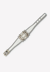 Broche Vivier Crystal Buckle Bracelet