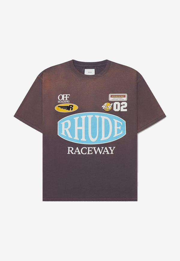 Raceway Printed Vintage T-shirt