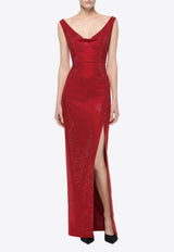 Diamante Embellished Gown
